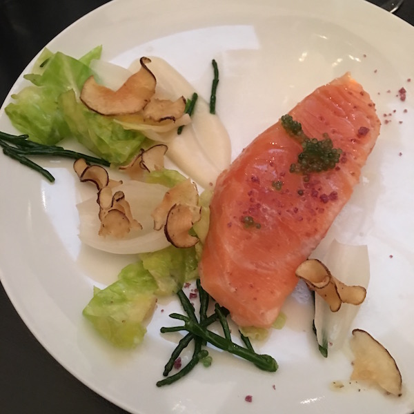 Salmon at Pierre Sang in Paris 10 Terrific Food Travel Experiences in Paris