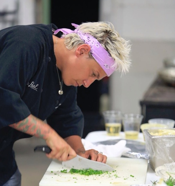 Chef Michele Ragussis Prepping