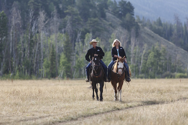 Tim and Meg Dyer your hosts at Rawah Ranch