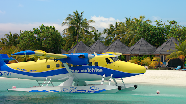 Landing in the Maldives Living in the age of airplanes