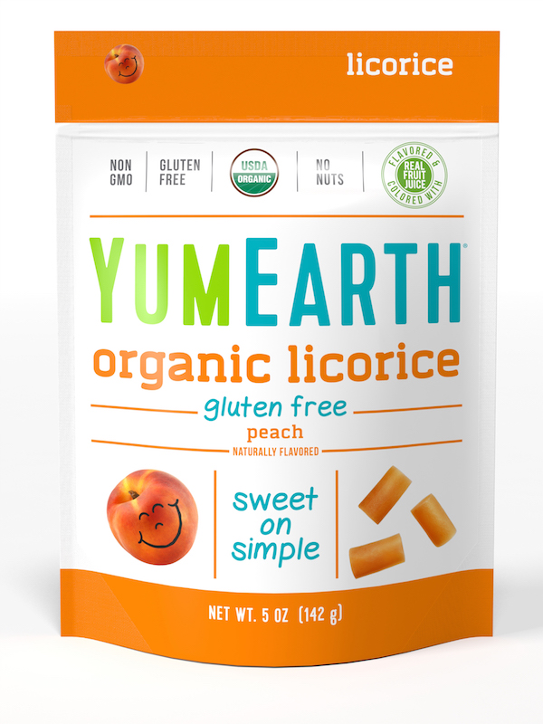 YumEarth Organic Licorice Peach