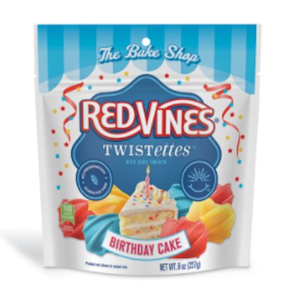 Red Vines Twistettes Birthday Cake