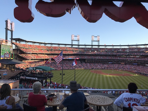 More Than One Way to Watch A Baseball Game in Busch Stadium