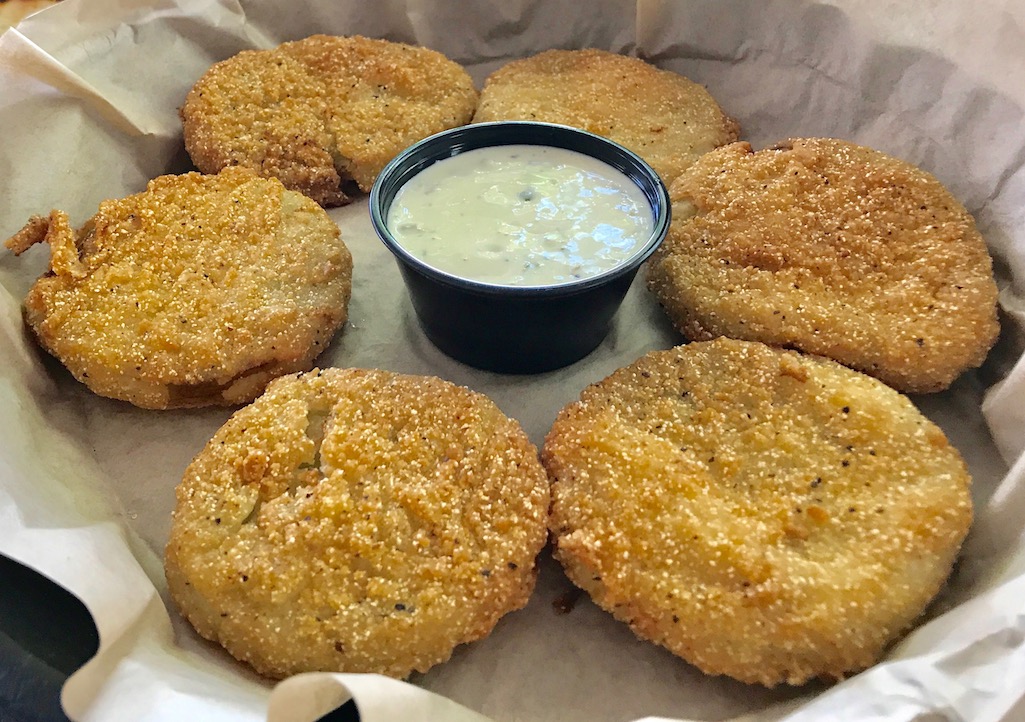 Fried green tomatoes at Punky's St. Petersburg Florida