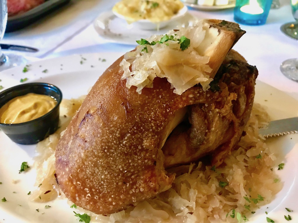 pork shank at the house of gerhard in kenosha wisconsin